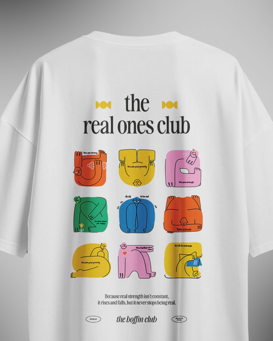 THE REAL ONES CLUB T SHIRT